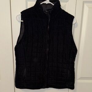 Black Quilted Vest